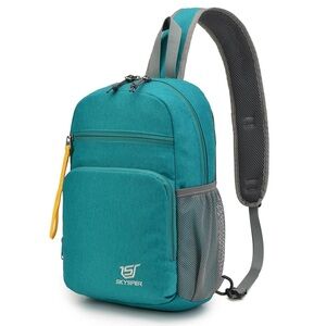 SKYSPER Urban X8 Sling Pack/Chest Pack 8L Adjustable Travel Pack Cyan
